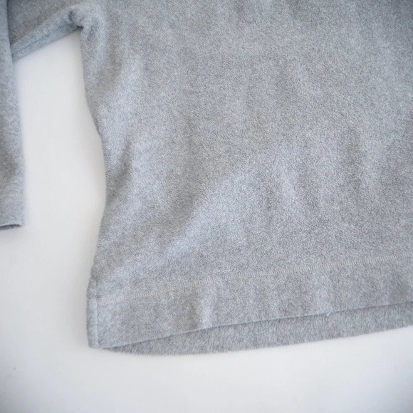 Vintage  Catalina Grey Quarter Zip Fleece Sweater Size See Measurements in Photo - Picture 7 of 8